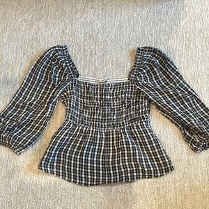 Plaid Blouse